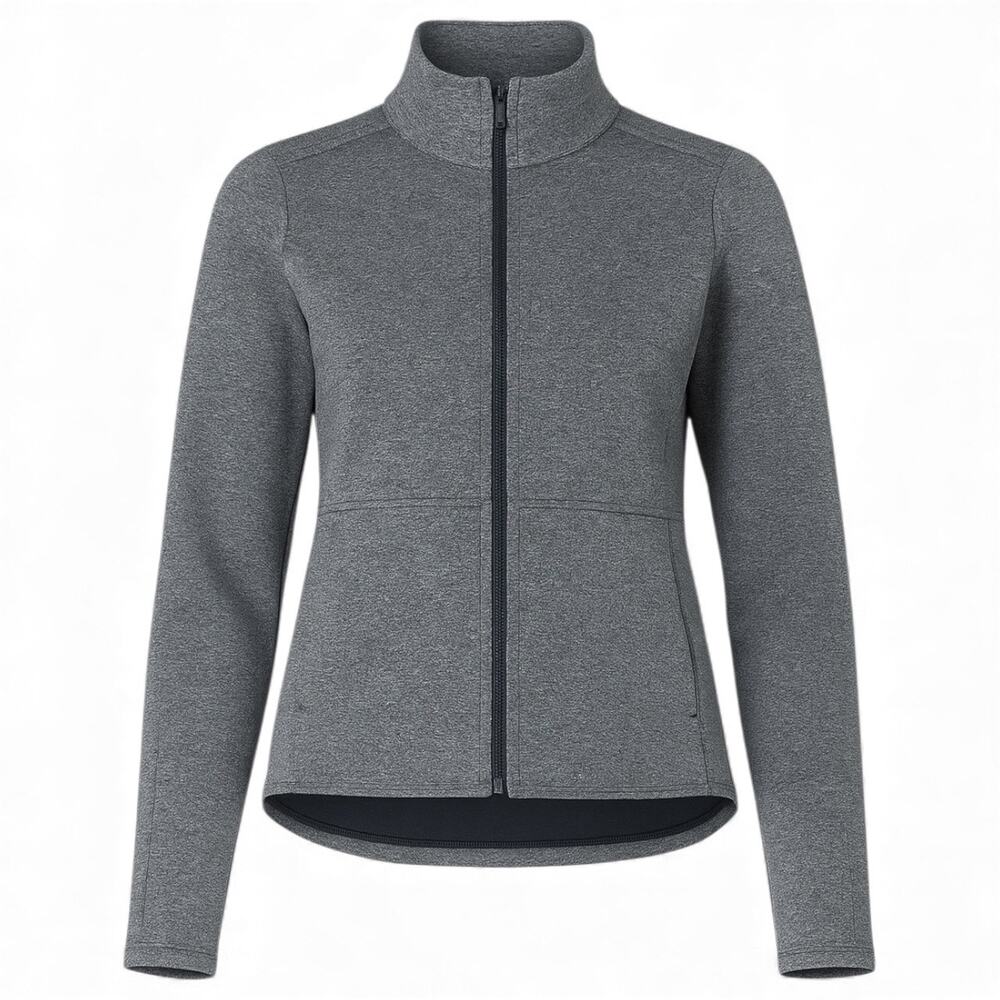 Lululemon Women's Size 6 Going Places Jacket Heathered Speckled Black Zip Up